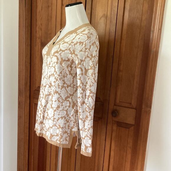 Land’s End Floral Pullover Sweater, Size XS - Picture 4 of 8